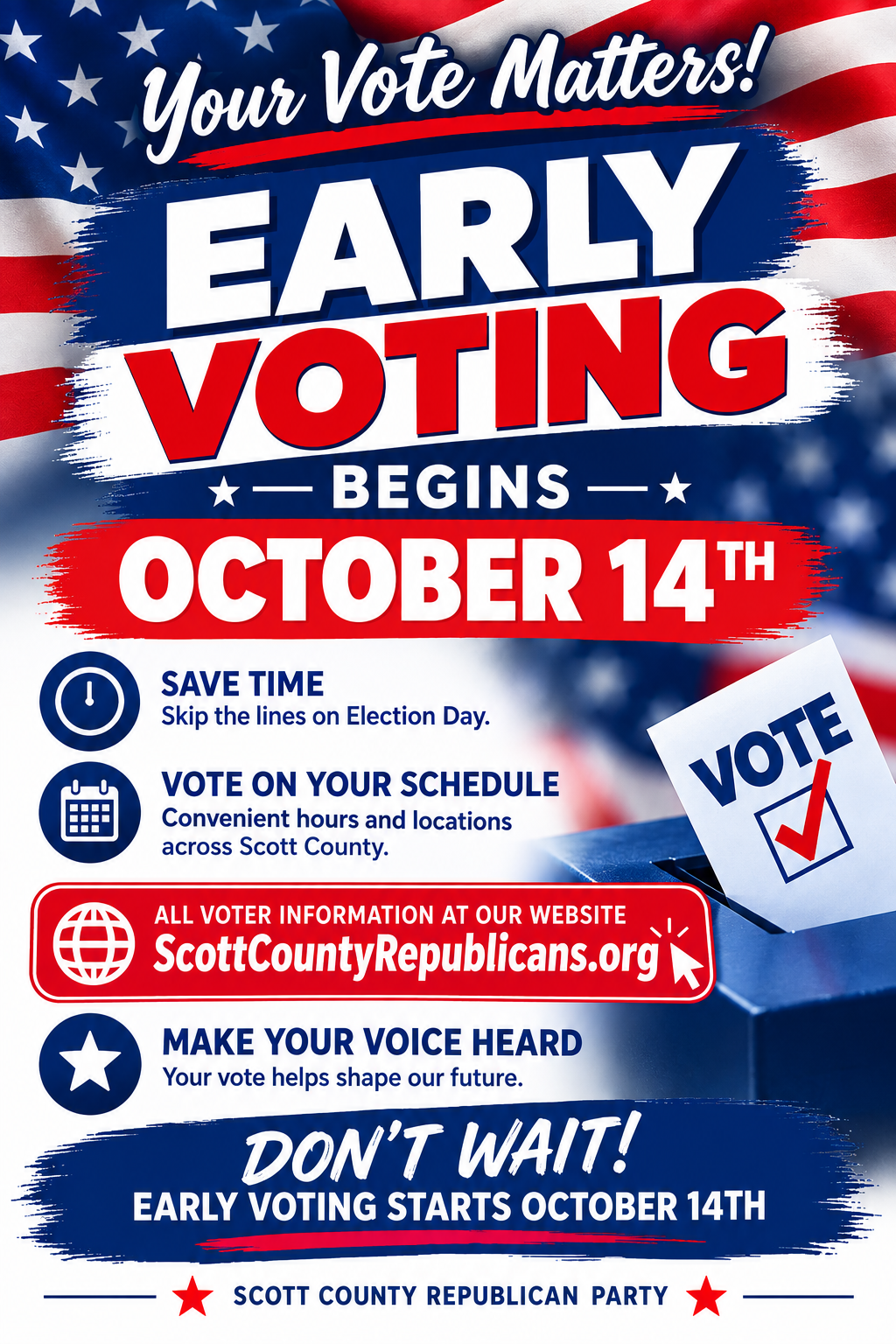Early Voting Begins